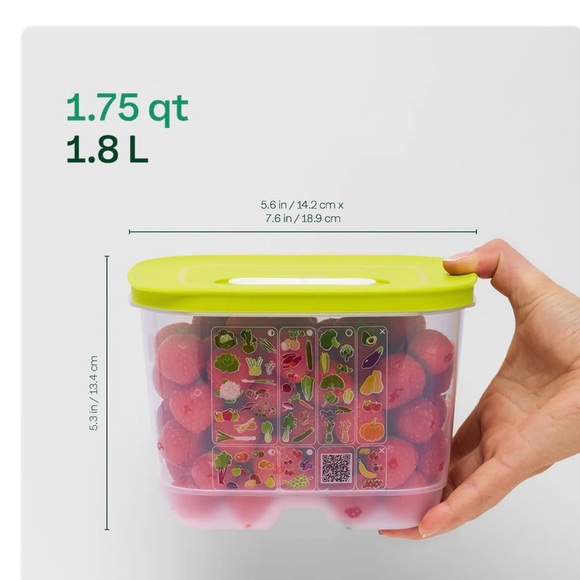 Tupperware Smart Fridge Storage Container - Picture 3 of 7